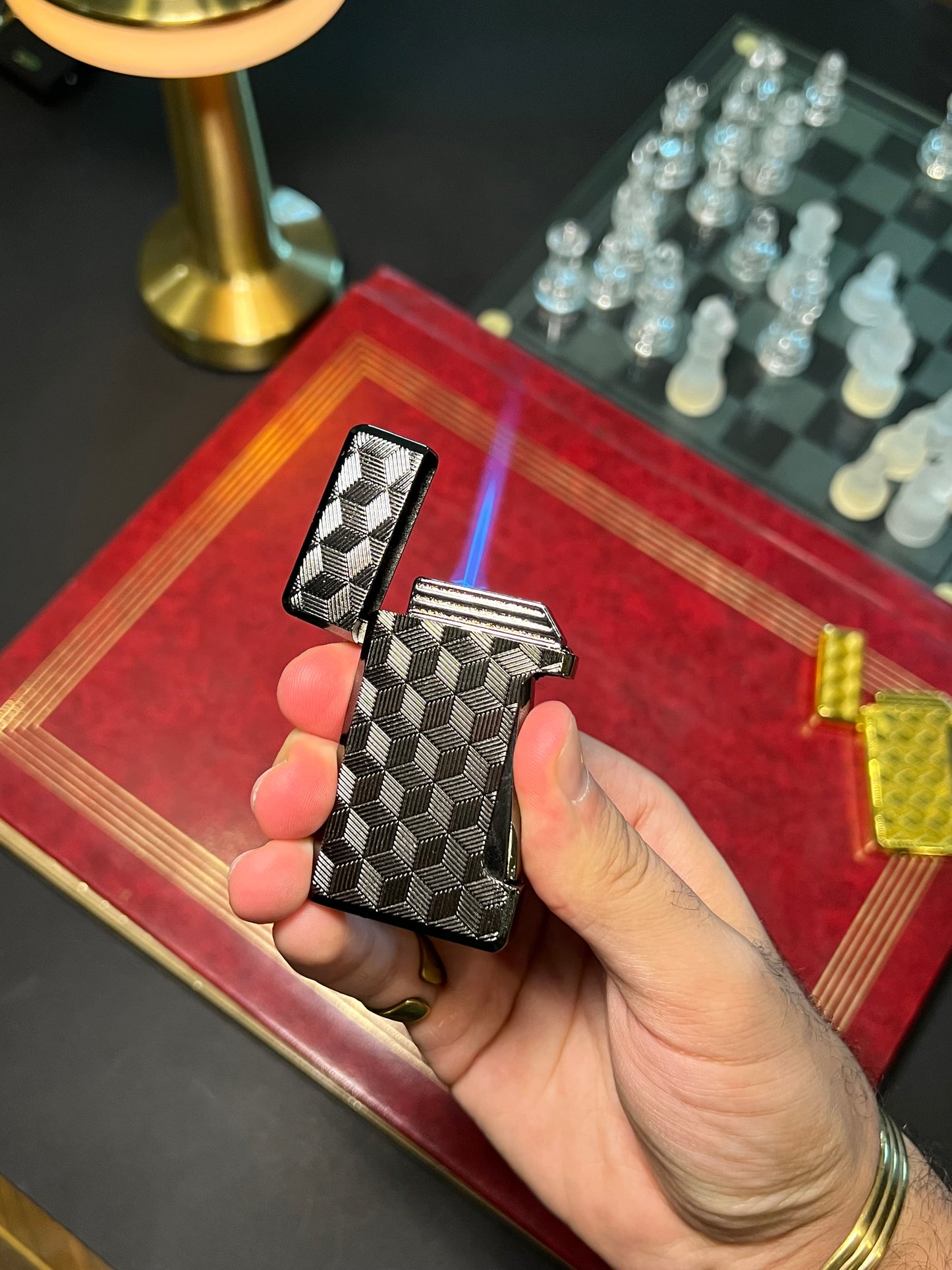 Dupont torched gas lighter