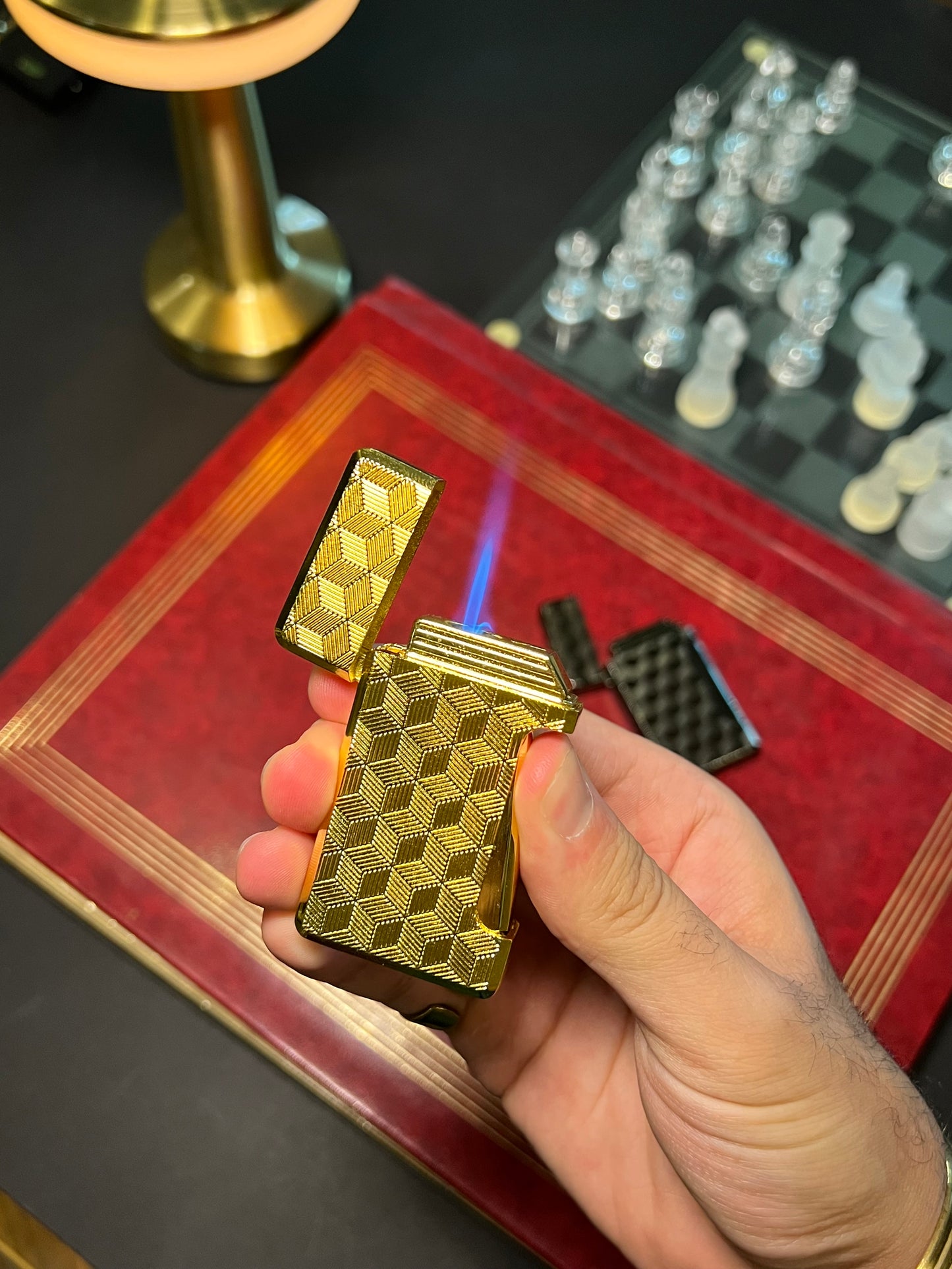 Dupont torched gas lighter