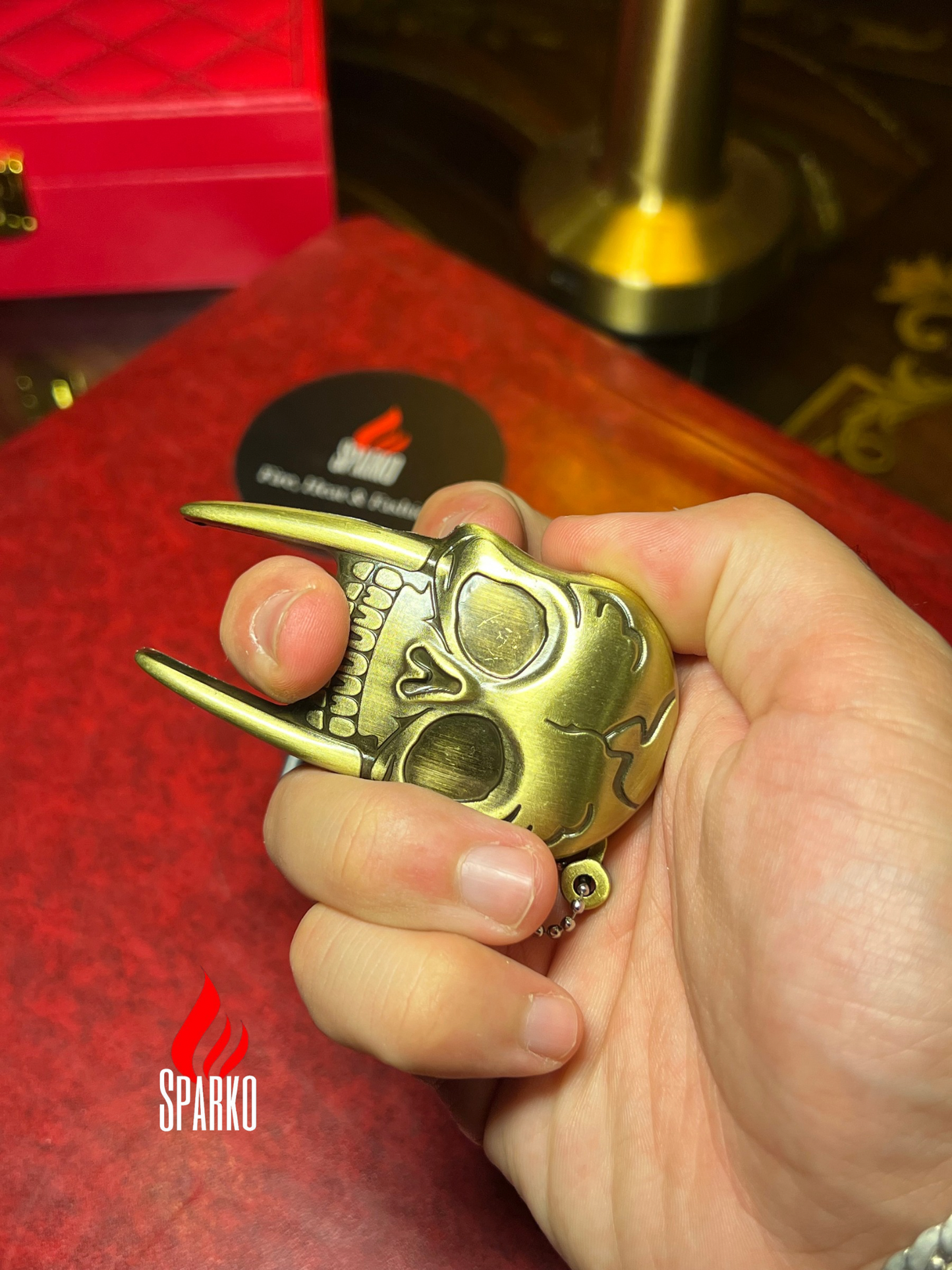Sparko’s skull lighter
