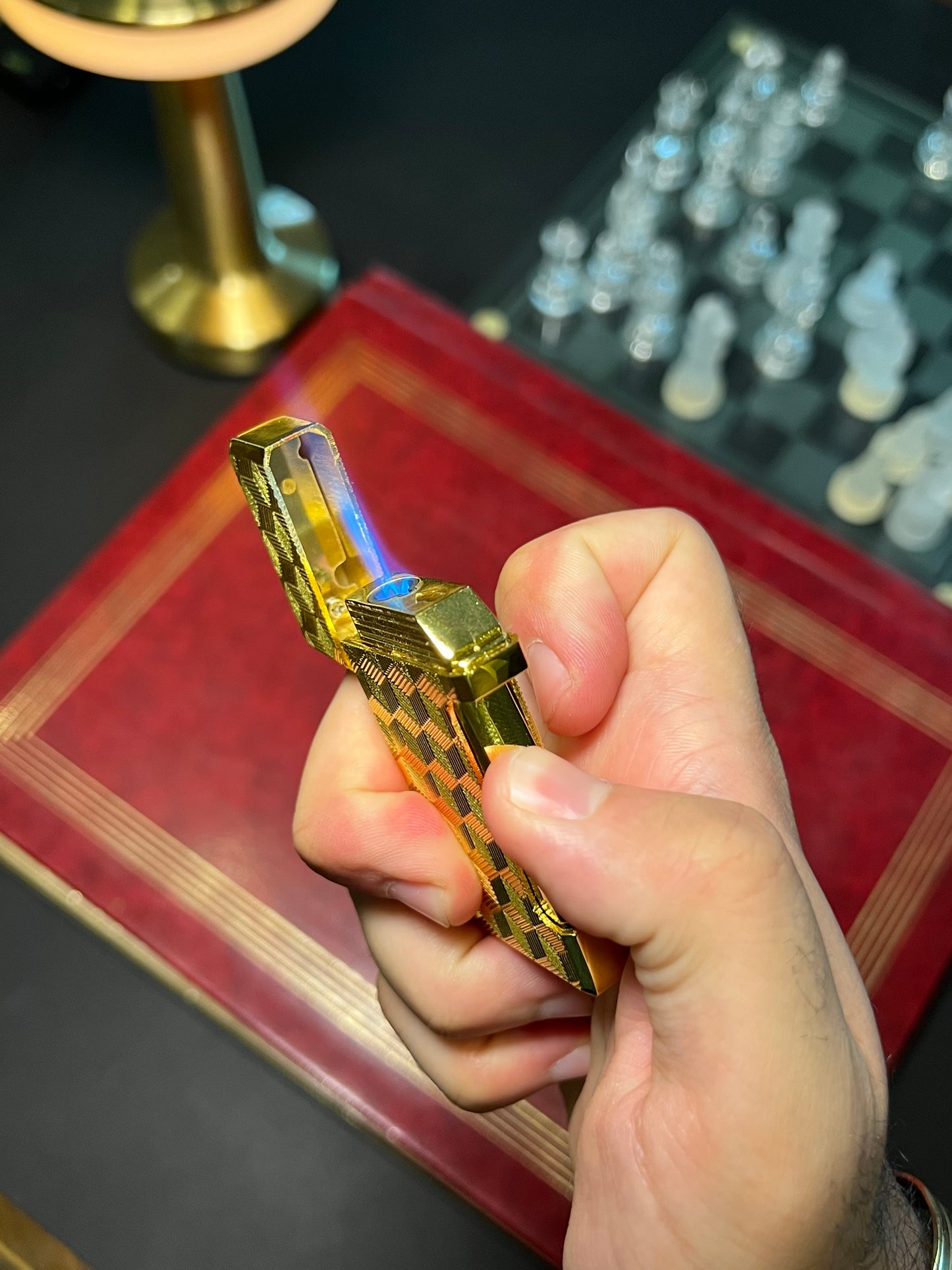 Dupont torched gas lighter