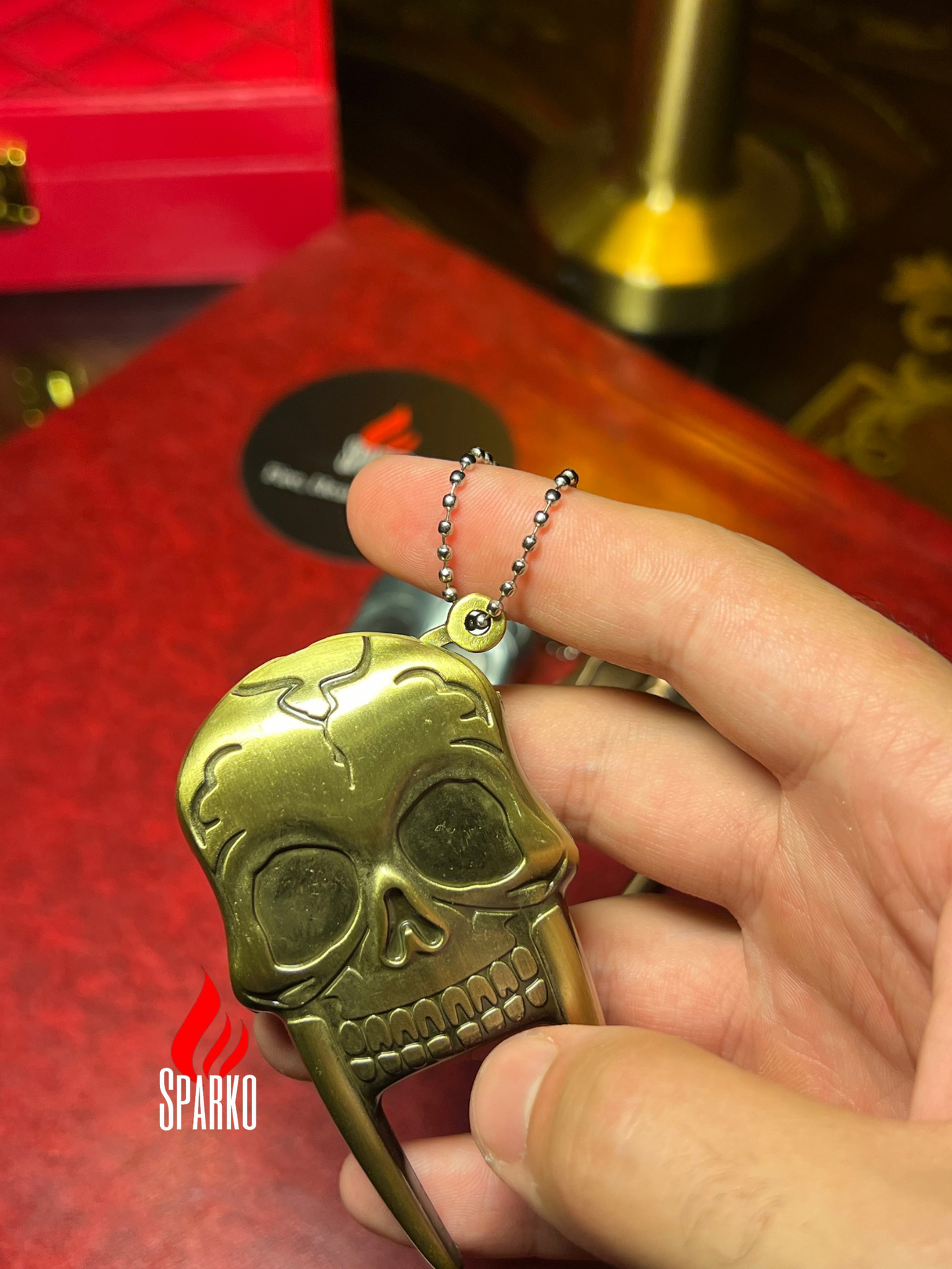 Sparko’s skull lighter