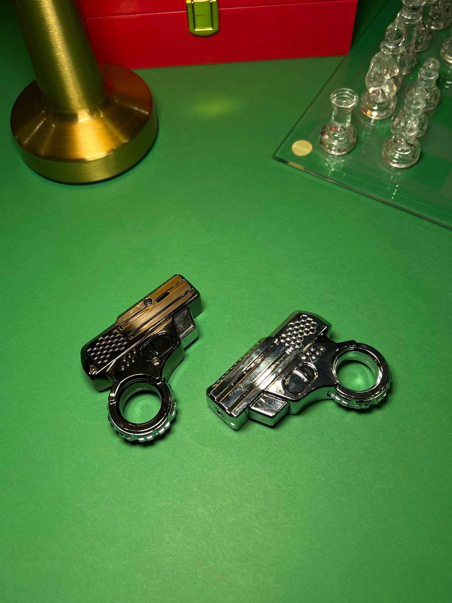 Spinner gun lighter