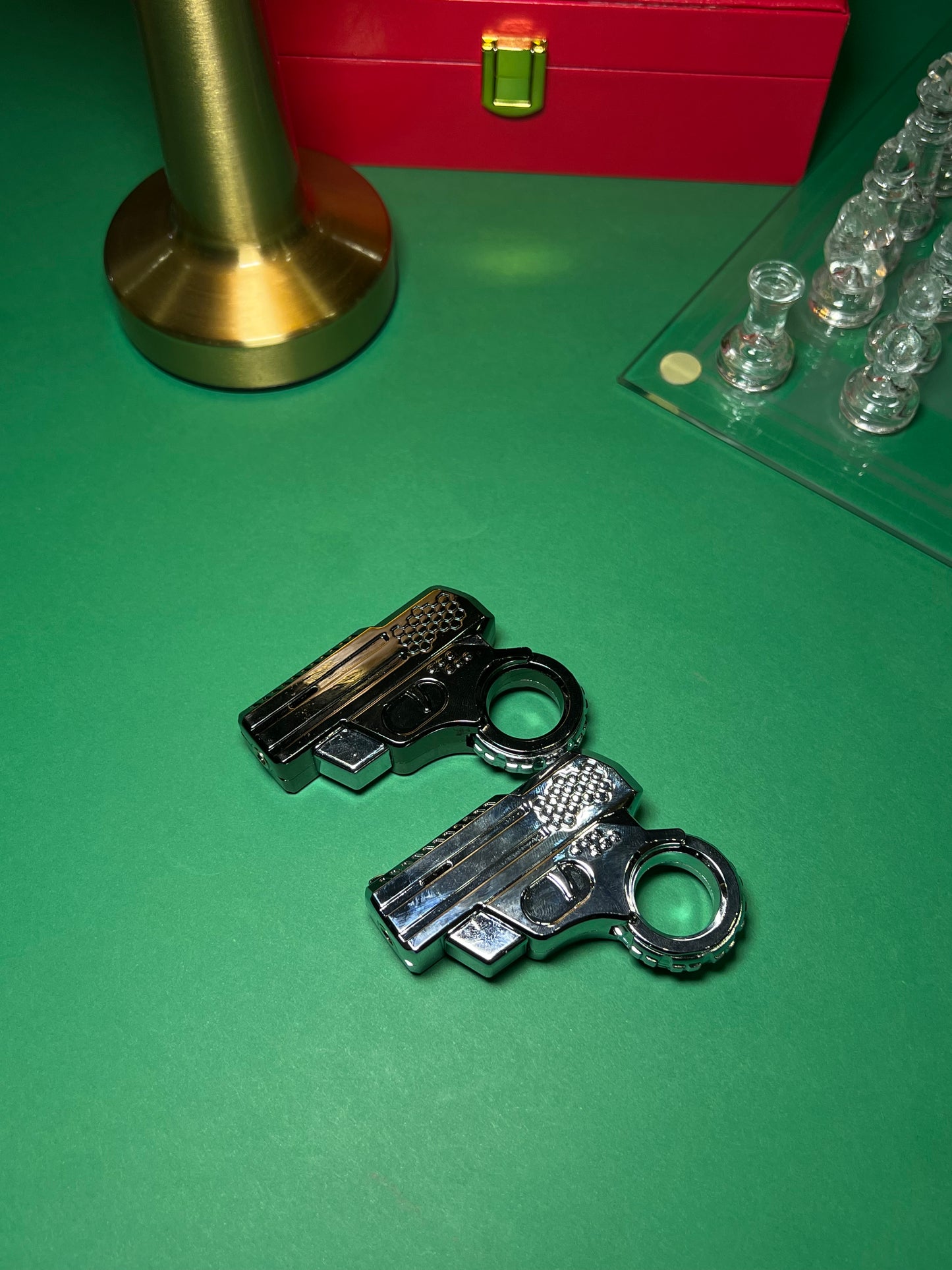 Spinner gun lighter