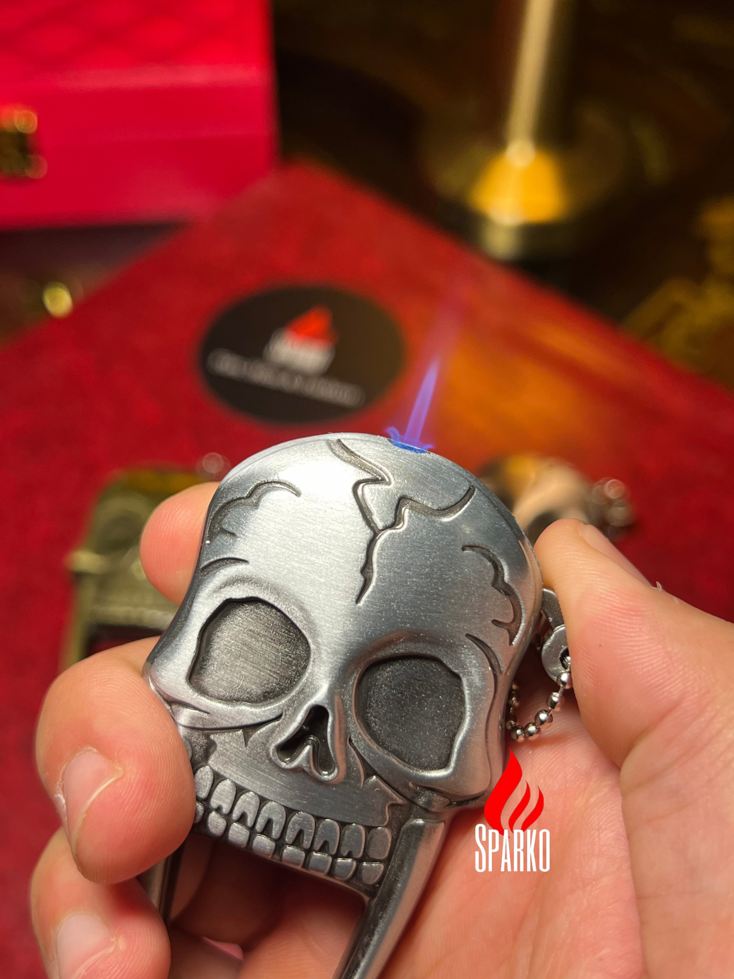 Sparko’s skull lighter