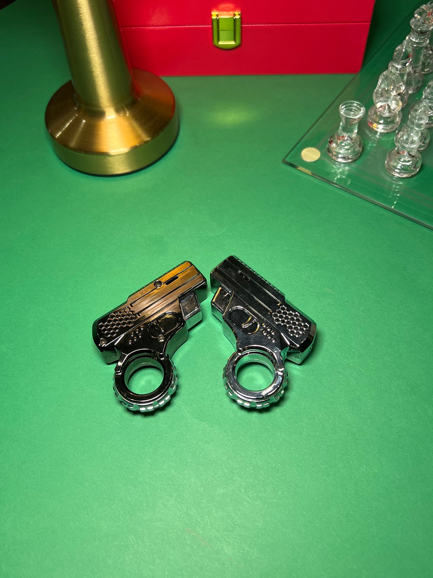 Spinner gun lighter