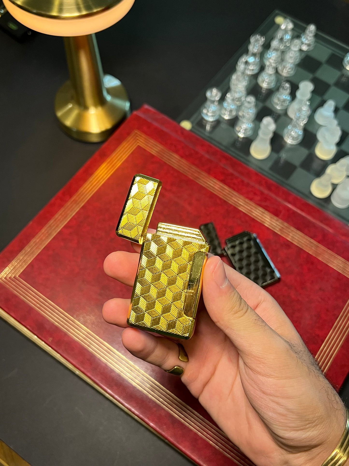 Dupont torched gas lighter