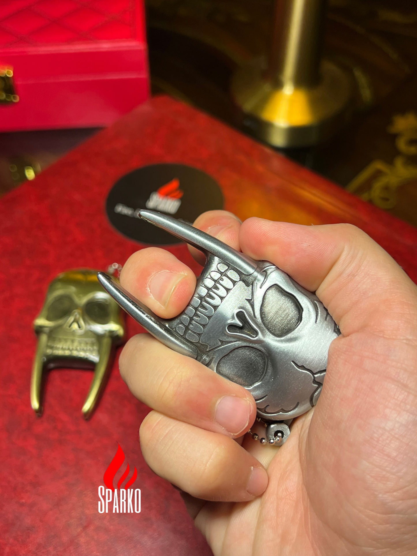 Sparko’s skull lighter