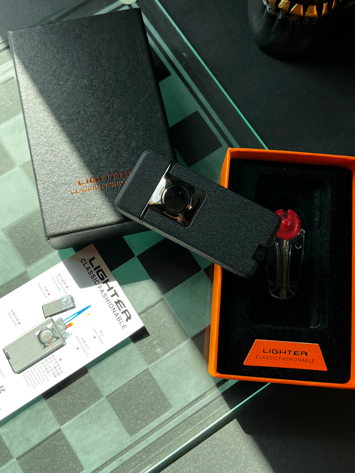 Classic dual flame lighter