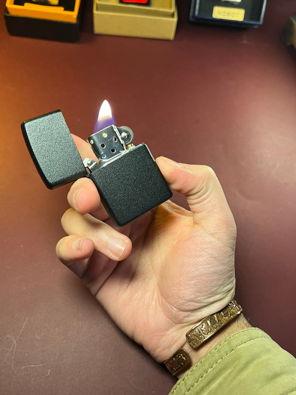 Silver classic zippo