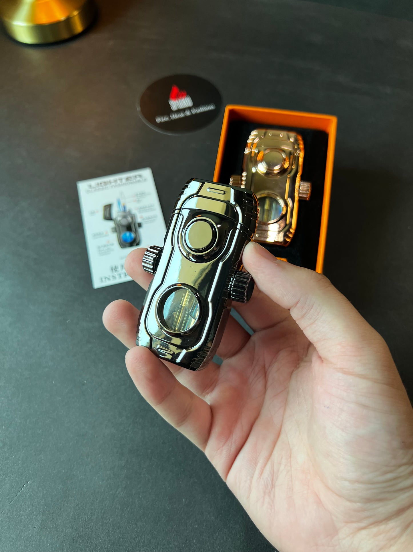Doble flame spinner