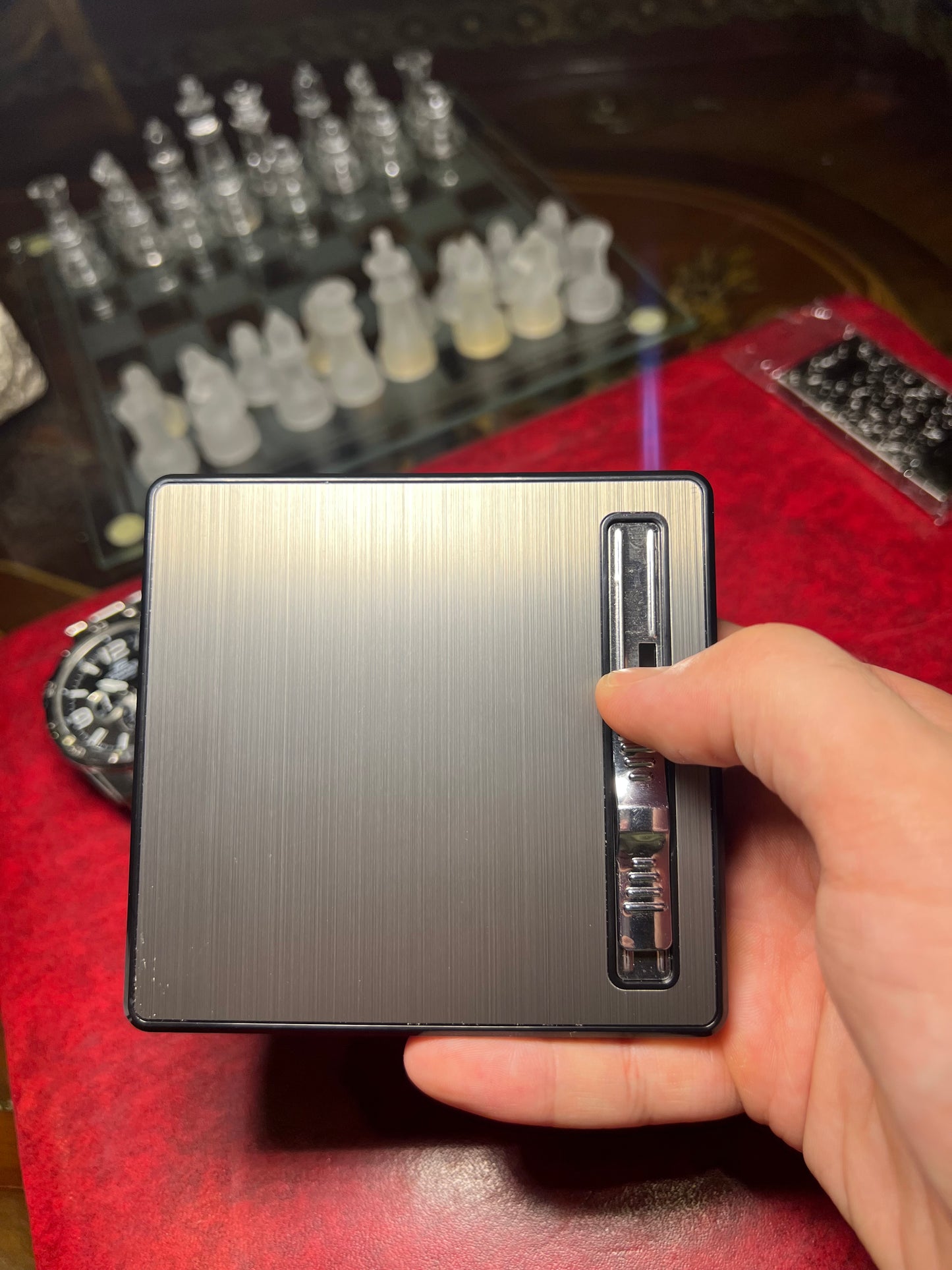 2x1 lighter & cigarette case