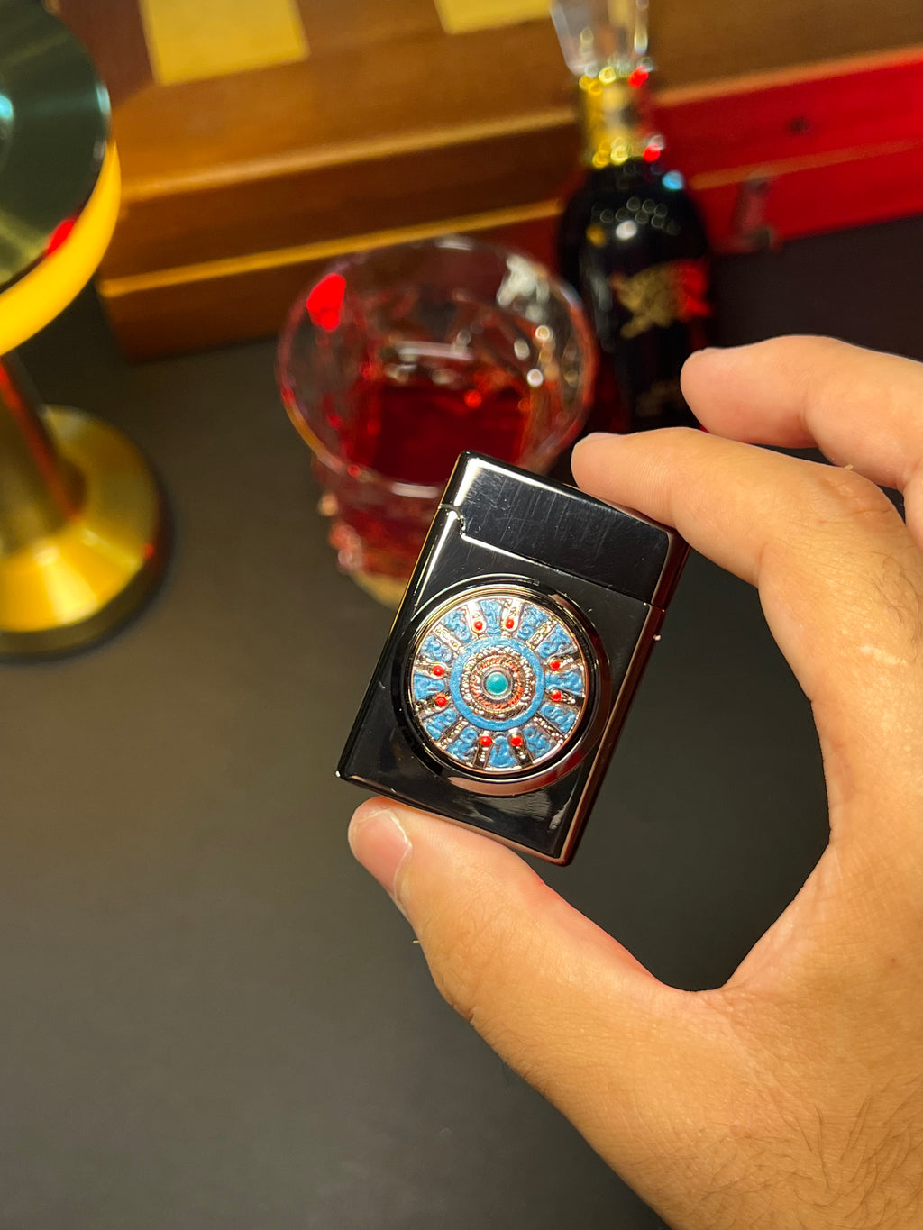 Roulette casino lighter
