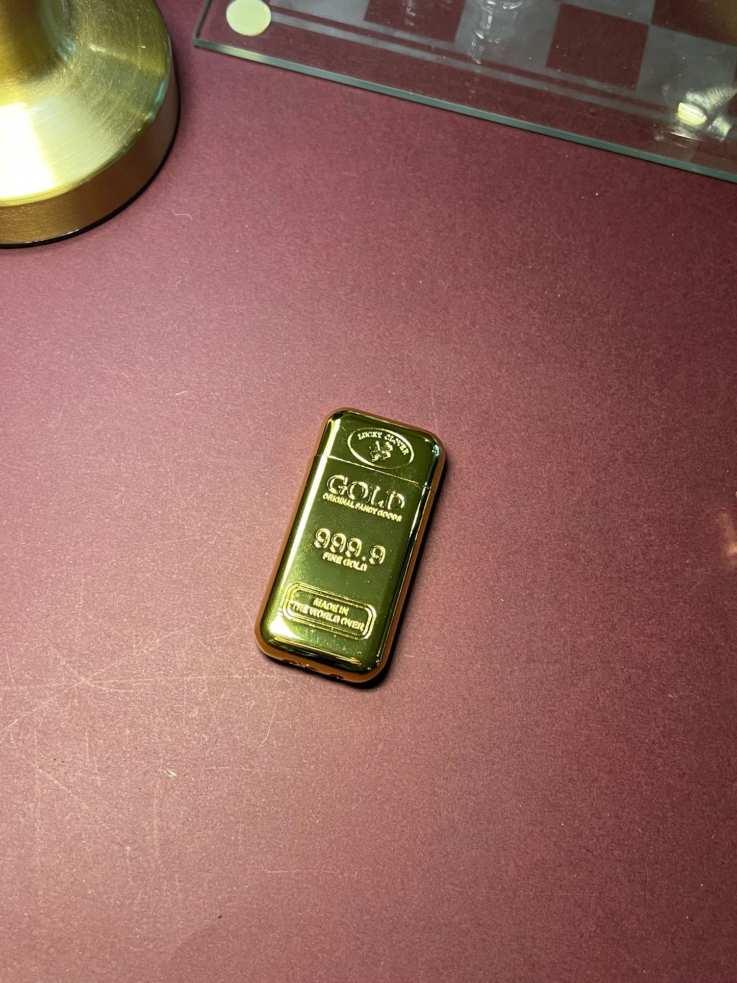 Gold bar lighter