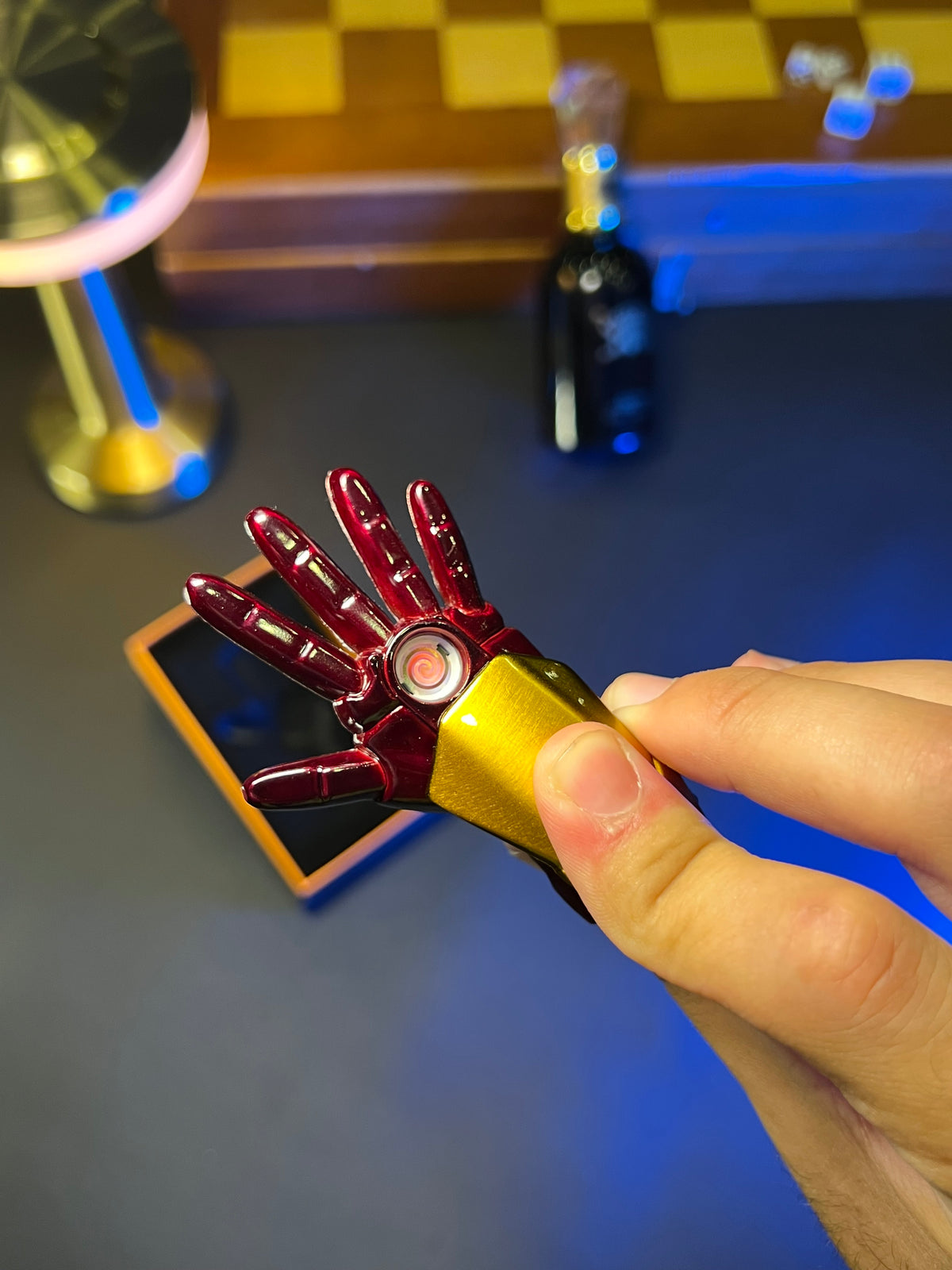 Iron man hand usb lighter