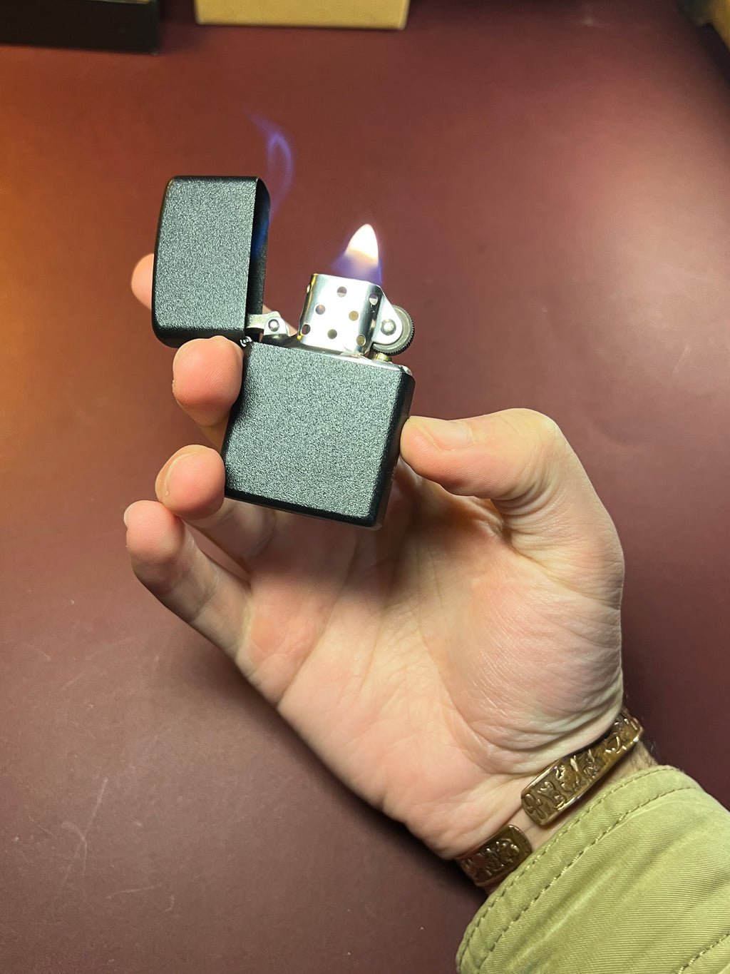 Silver classic zippo