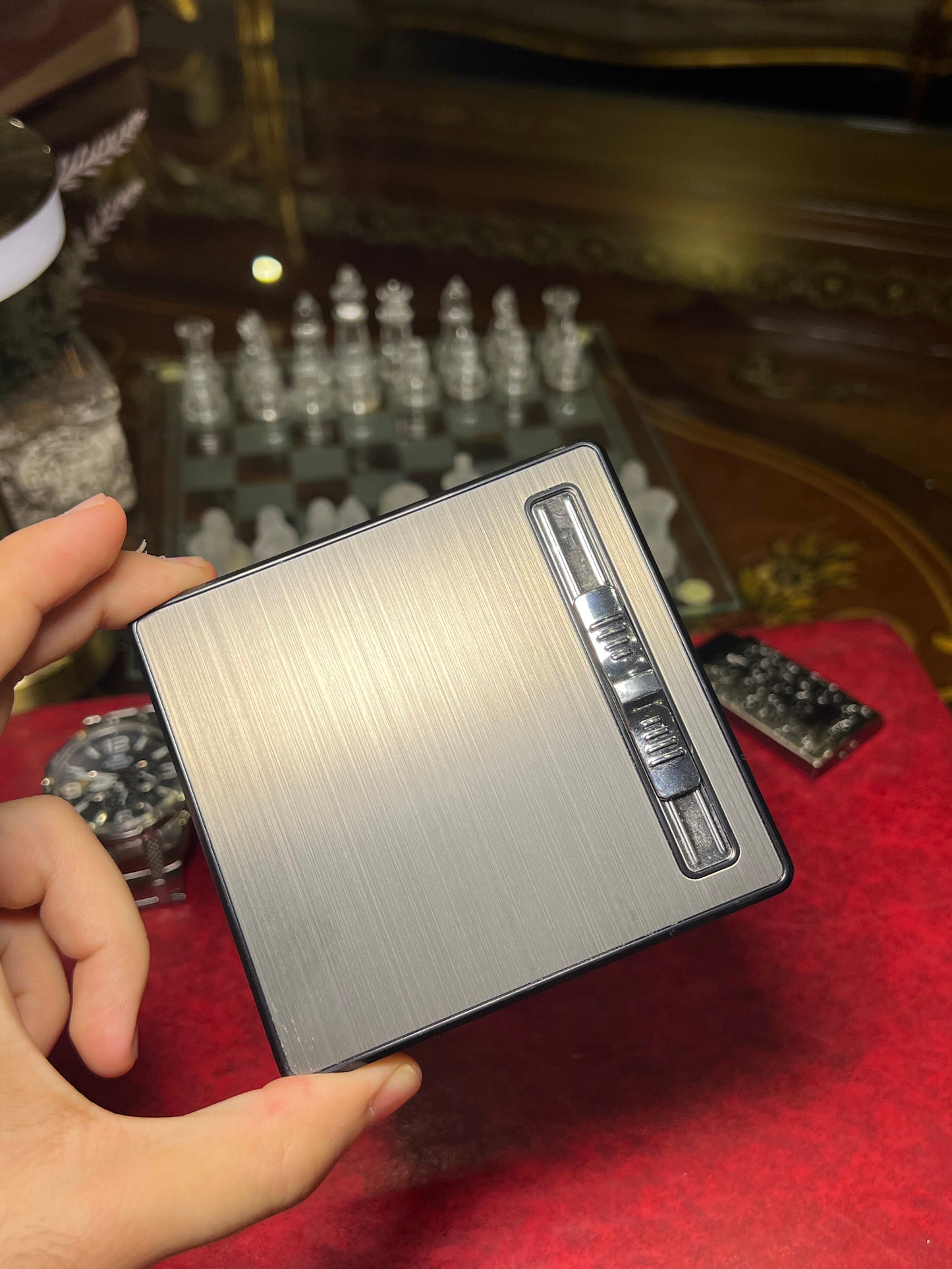 2x1 lighter & cigarette case