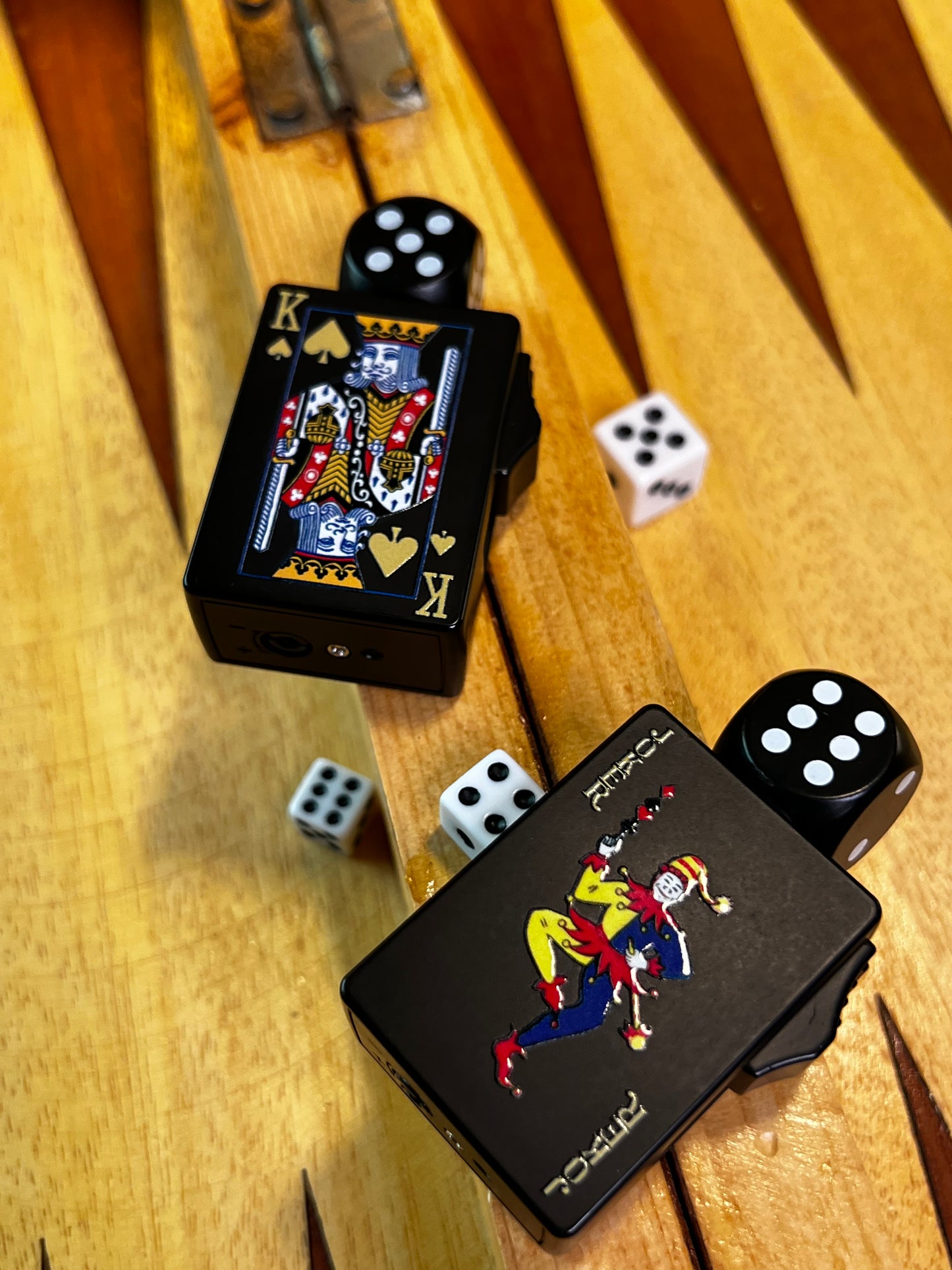 Dice lighter
