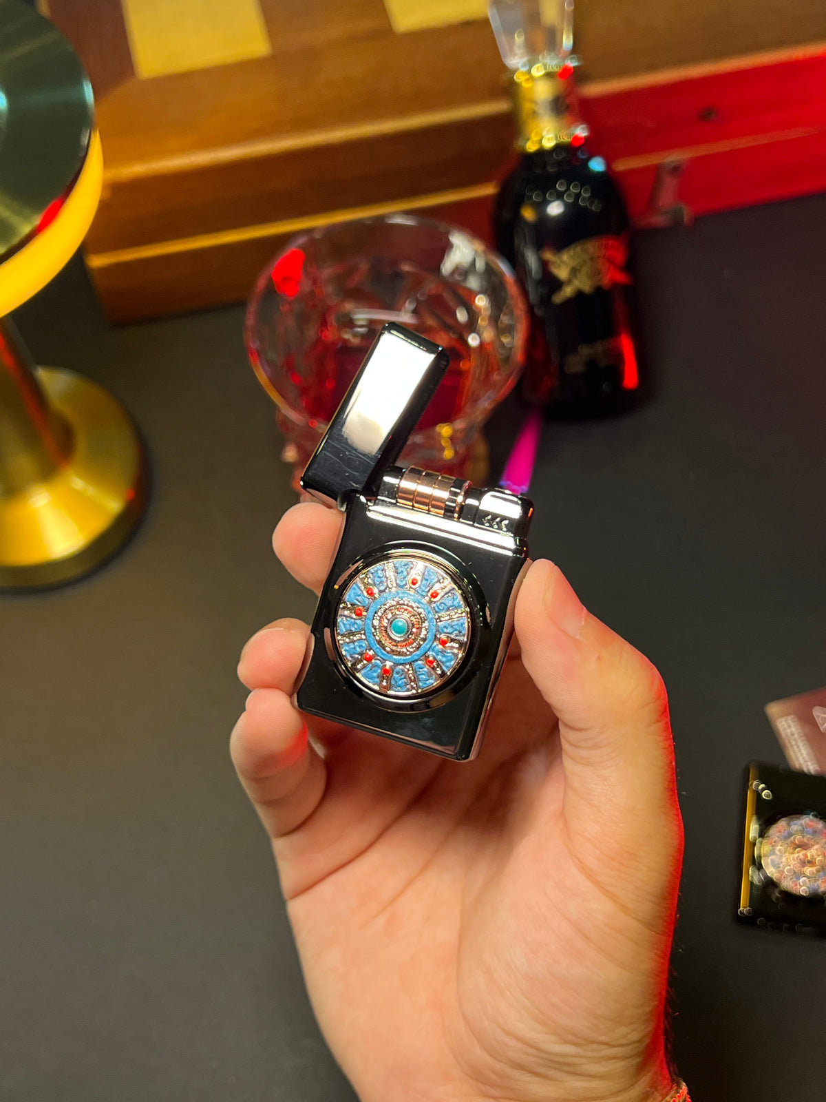 Roulette casino lighter