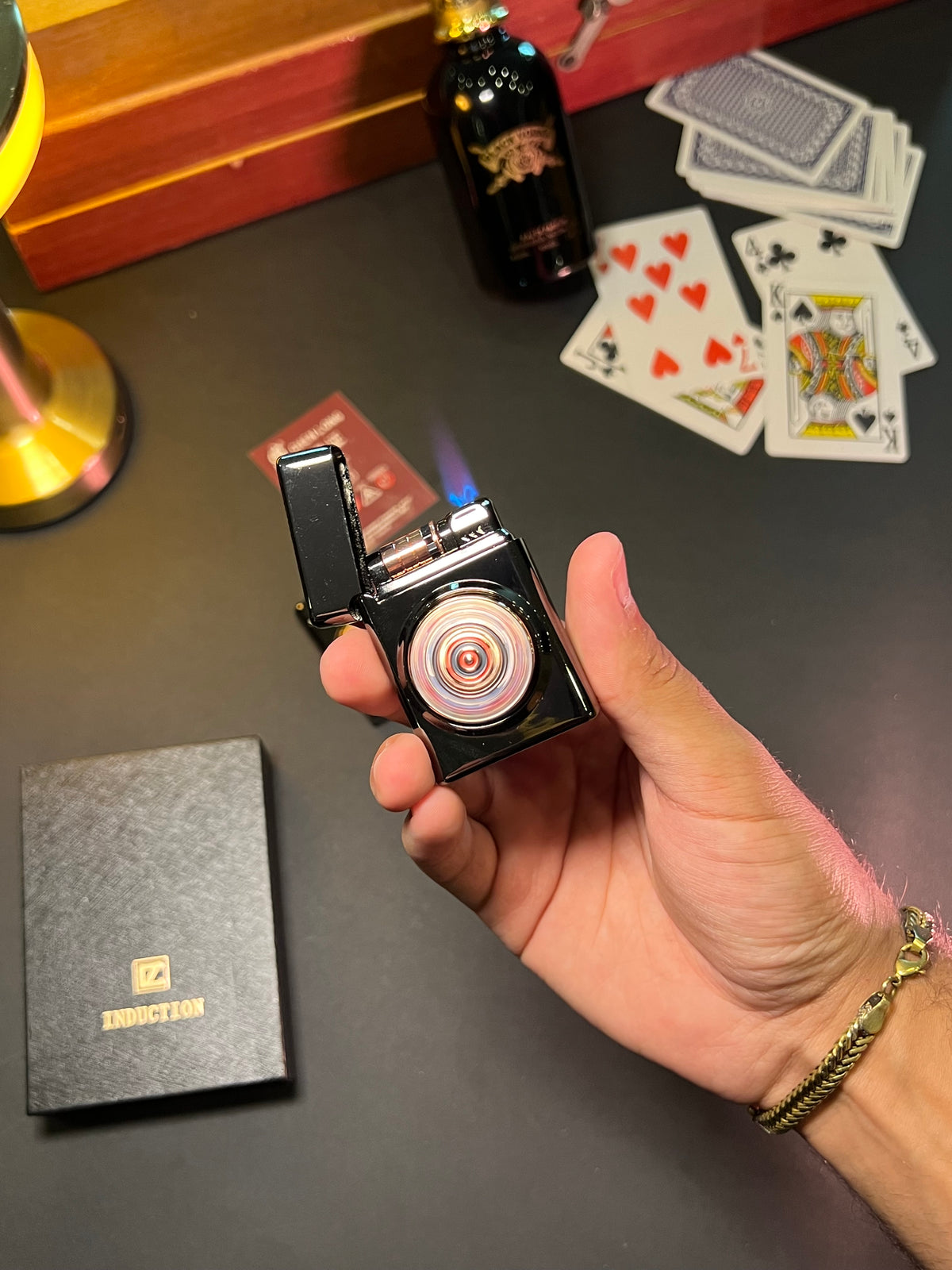 Roulette casino lighter