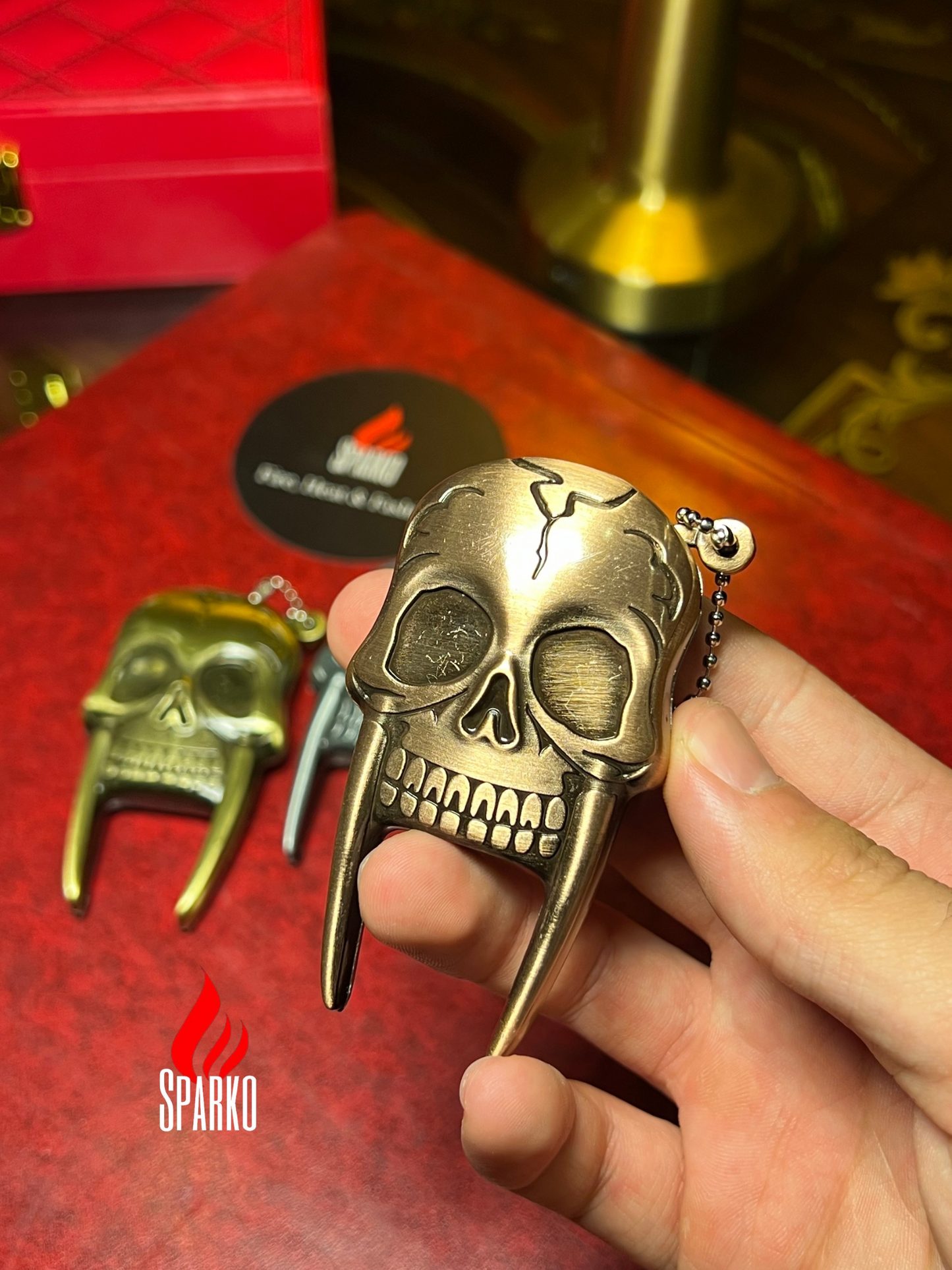 Sparko’s skull lighter