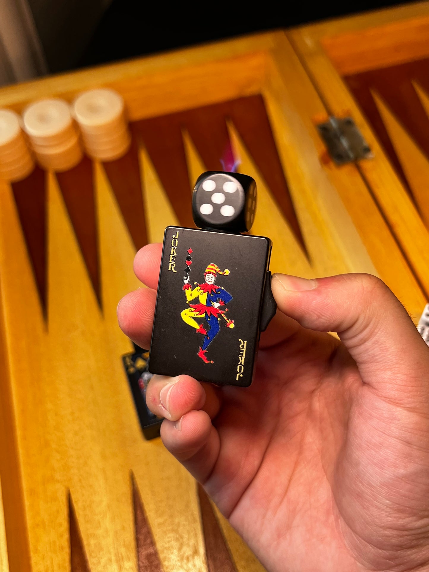 Dice lighter