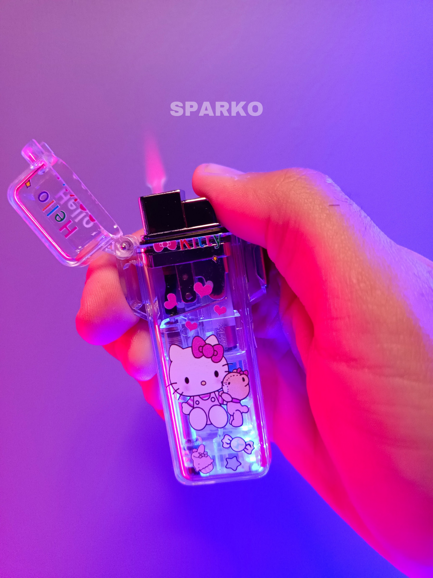 Glowing (hello kitty) lighter